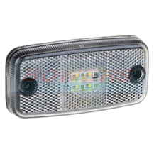 12v/24v White LED Front Marker Lamp/Light FT-019B